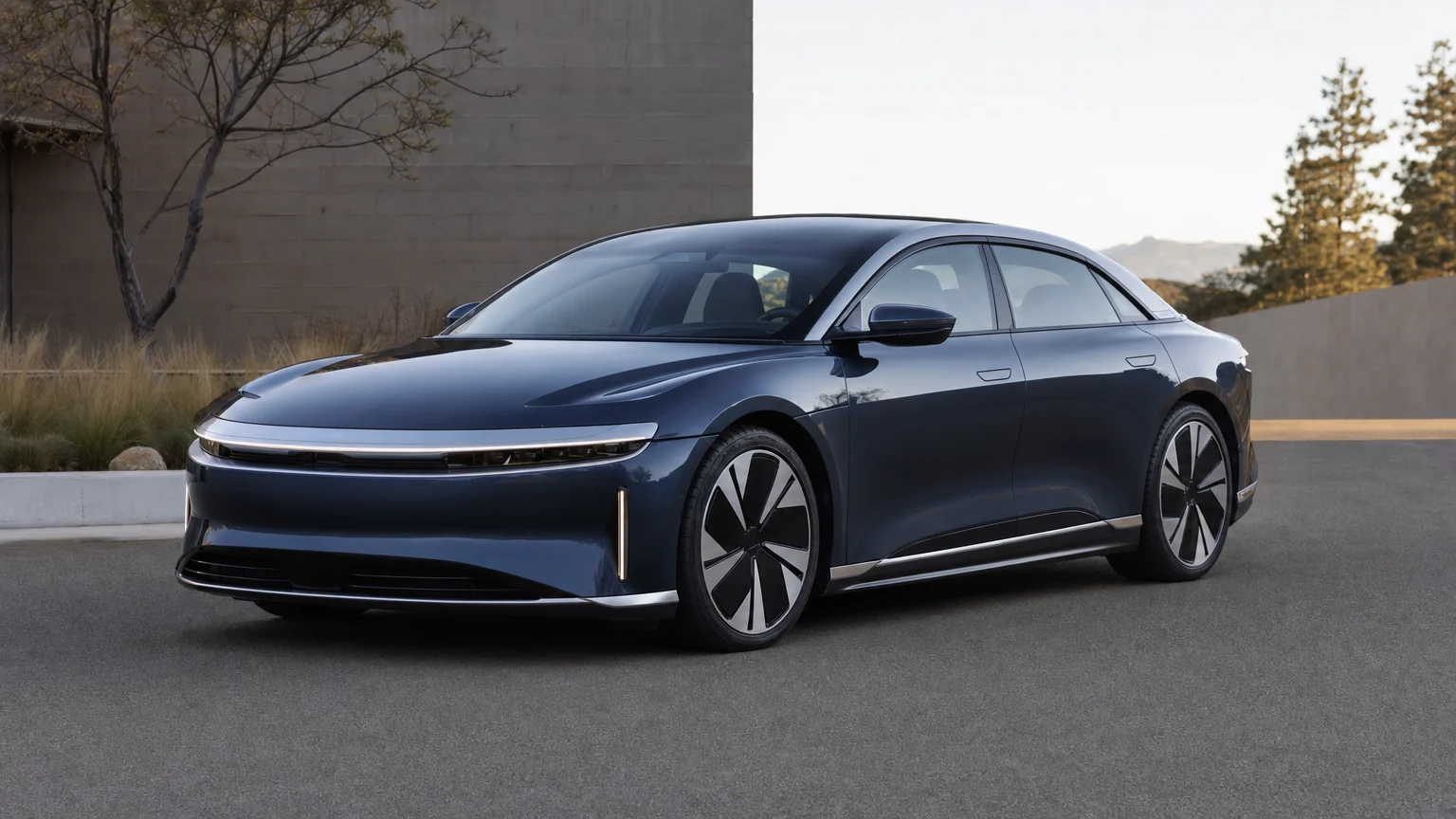 Editorial illustration for Lucid Air Recall Shows the Limits of an OTA Safety Fix